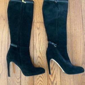 Never worn LK Bennett black suede boots- size 37